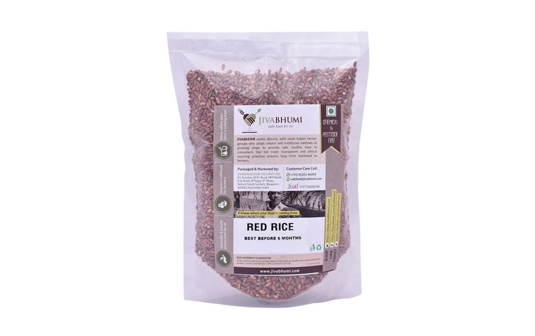 JivaBhumi Red Rice    Pack  1 kilogram